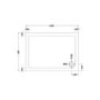 Low Profile Rectangular Shower Tray 1100 x 800mm - Purity