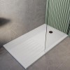 1600x800mm Low Profile Rectangular Walk In Shower Tray with Drying Area - Purity&#160;