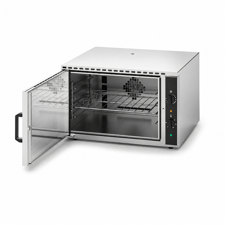 Nuvello 50ltr Convection Oven - 4 x 2/3 GN 13 Amp Plug In