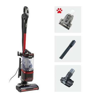 Shark Upright Lift Away Vacuum Cleaner with TruePet - Black & Red
