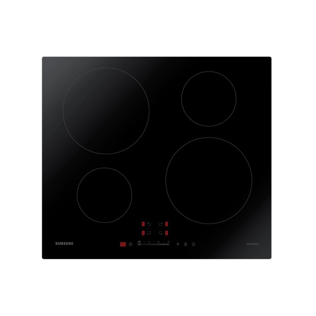 Samsung NV64H37070K 60cm Four Zone Induction Hob Black Appliances