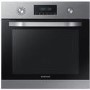 Refurbished Samsung NV70K3370BS 60cm Single Built In Electric Multifunction Pyrolytic Oven Stainless Steel