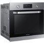 Refurbished Samsung NV70K3370BS 60cm Single Built In Electric Multifunction Pyrolytic Oven Stainless Steel