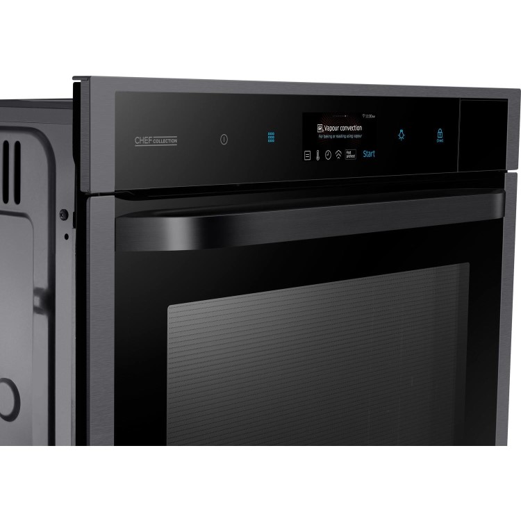 Samsung NV73N9770RM Chef Collection Vapour Cook Oven with Wi-Fi Connectivity & Pyrolytic Cleaning - Stainless Steel
