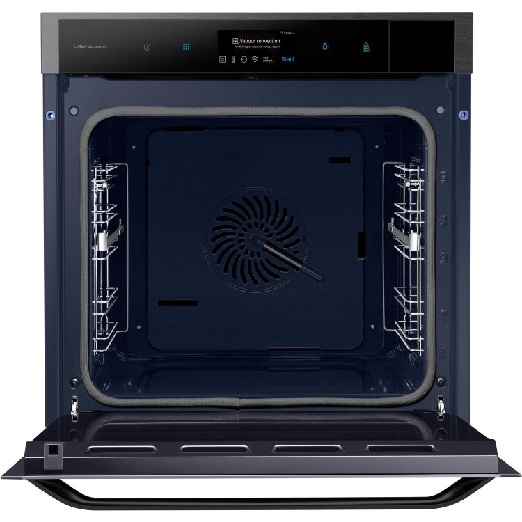 Samsung NV73N9770RM Chef Collection Vapour Cook Oven with Wi-Fi Connectivity & Pyrolytic Cleaning - Stainless Steel