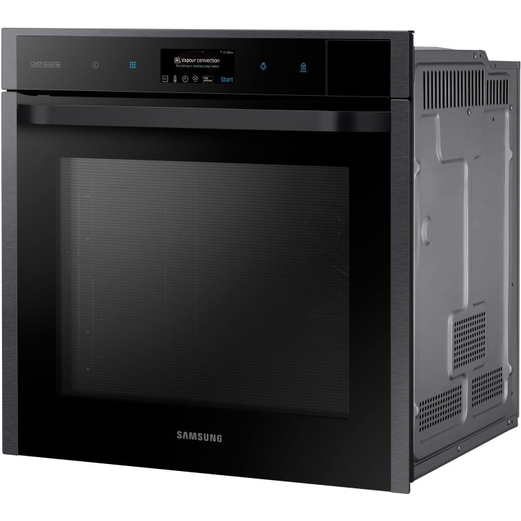 Samsung NV73N9770RM Chef Collection Vapour Cook Oven with Wi-Fi Connectivity & Pyrolytic Cleaning - Stainless Steel