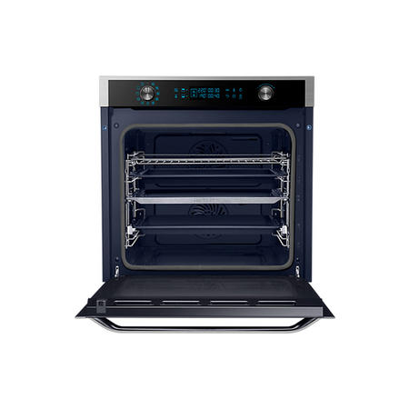 GRADE A2 - Samsung NV75J7570RS 75L Dual Cook Pyrolytic Electric Single Oven - Stainless Steel