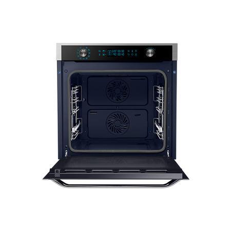 GRADE A2 - Samsung NV75J7570RS 75L Dual Cook Pyrolytic Electric Single Oven - Stainless Steel