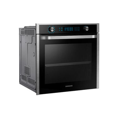 GRADE A2 - Samsung NV75J7570RS 75L Dual Cook Pyrolytic Electric Single Oven - Stainless Steel