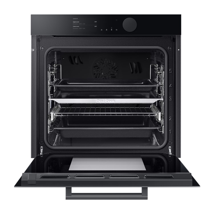 Samsung Infinite Dual Cook Electric Single Oven - Black