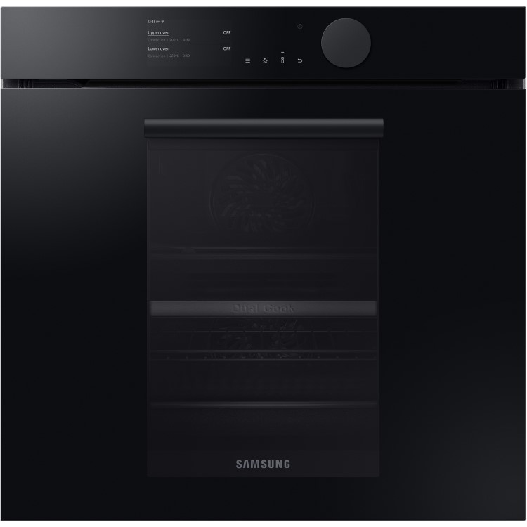 Refurbished Samsung NV75T8579RK 60cm Single Built In Electric Oven Black