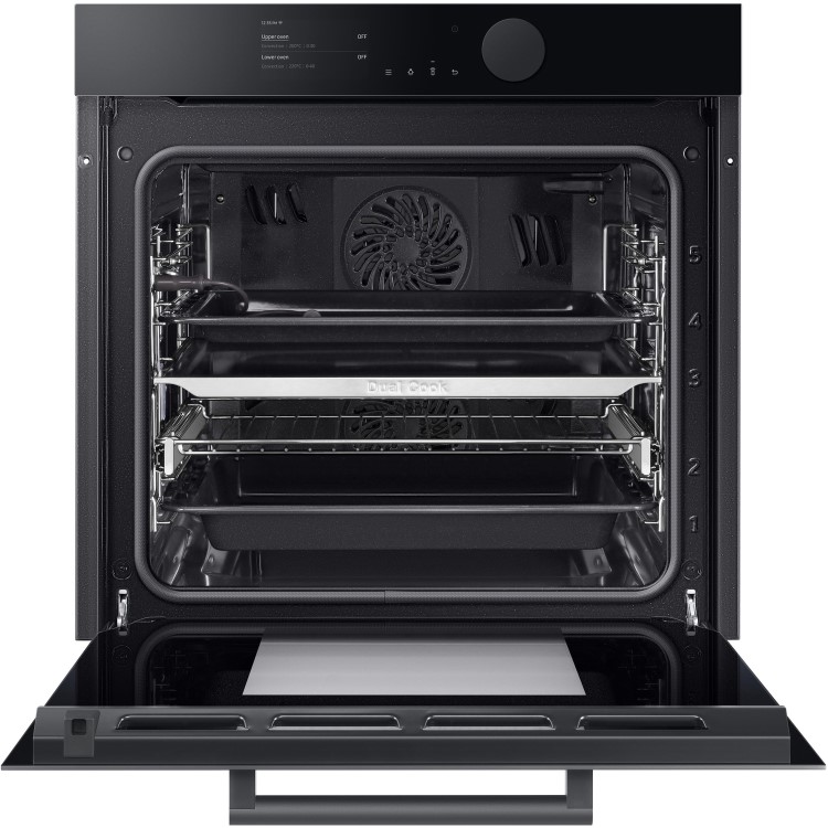 Refurbished Samsung NV75T8579RK 60cm Single Built In Electric Oven Black