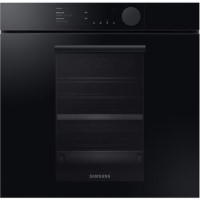 Samsung Infinite Dual Cook Steam Electric Single Oven - Black