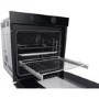 Samsung Infinite Dual Cook Steam Electric Single Oven - Black
