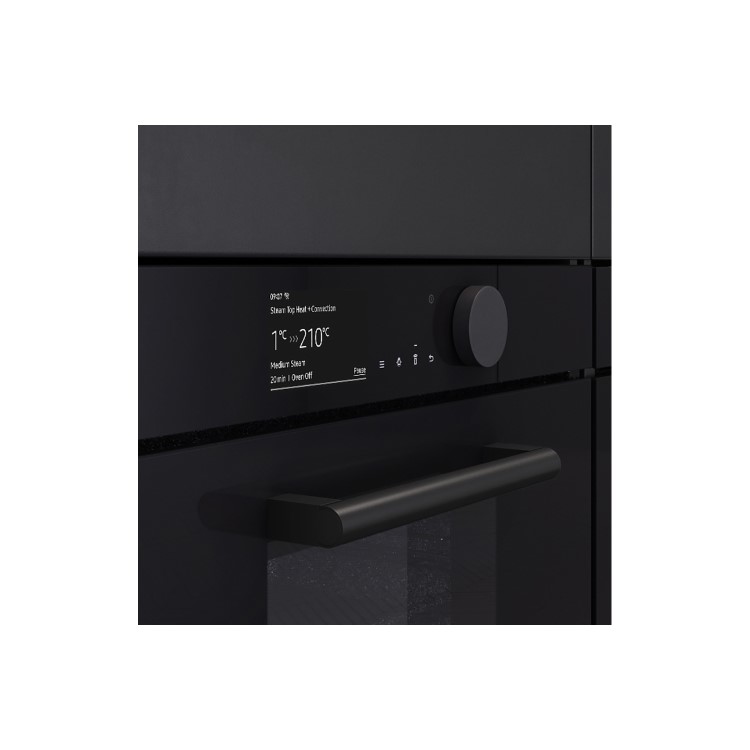 Samsung Infinite Dual Cook Steam Electric Single Oven - Black