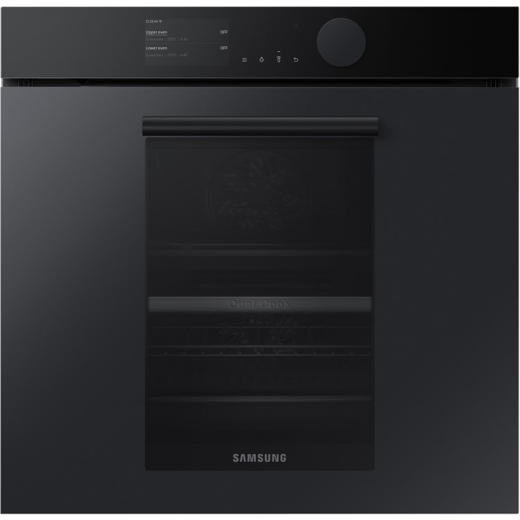 Samsung Infinite Dual Cook Electric Single Oven - Black