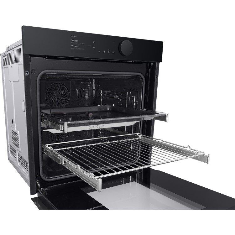 Samsung Infinite Dual Cook Electric Single Oven - Black