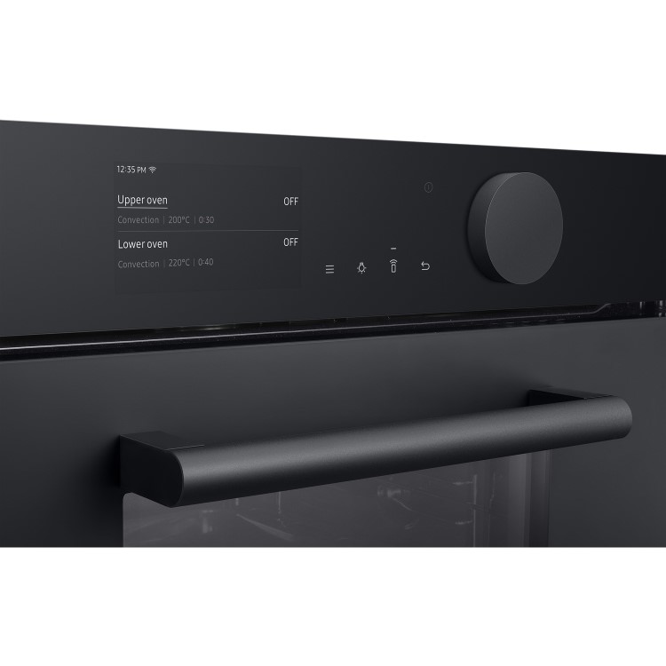 Samsung Infinite Dual Cook Electric Single Oven - Black