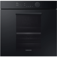 Refurbished Samsung Infinite NV75T9879CD Dual Cook Steam 60cm Single Built In Electric Oven Graphite Grey