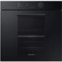 Refurbished Samsung Infinite NV75T9879CD Dual Cook Steam 60cm Single Built In Electric Oven Graphite Grey