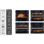 Refurbished Samsung NV75T9879CD Infinite Dual Cook Steam 60cm Single Built In Electric Oven Graphite Grey