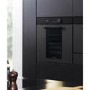 Refurbished Samsung NV75T9879CD Infinite Dual Cook Steam 60cm Single Built In Electric Oven Graphite Grey