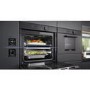 Refurbished Samsung NV75T9879CD Infinite Dual Cook Steam 60cm Single Built In Electric Oven Graphite Grey