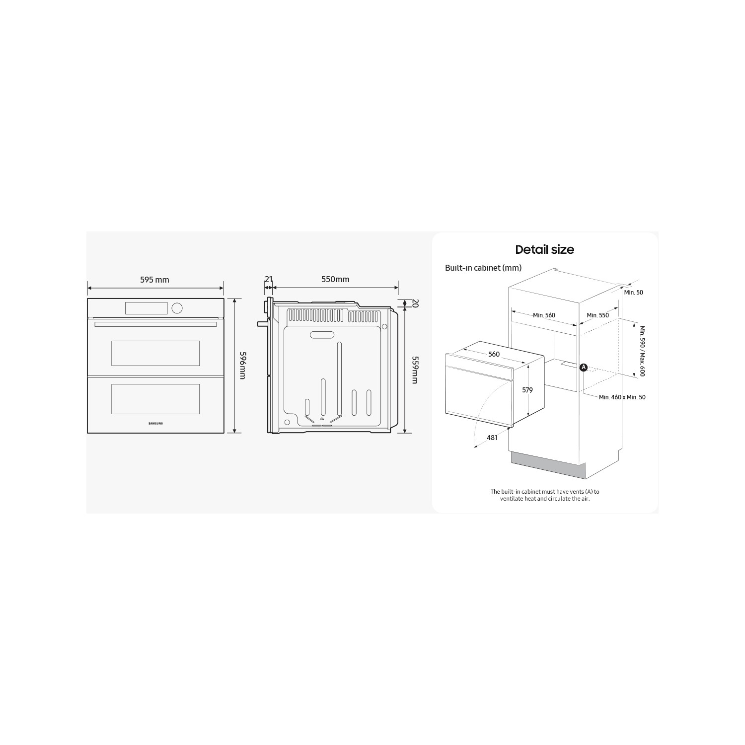 Samsung 76L Dual Cook Flex Catalytic Smart Oven Stainless Steel