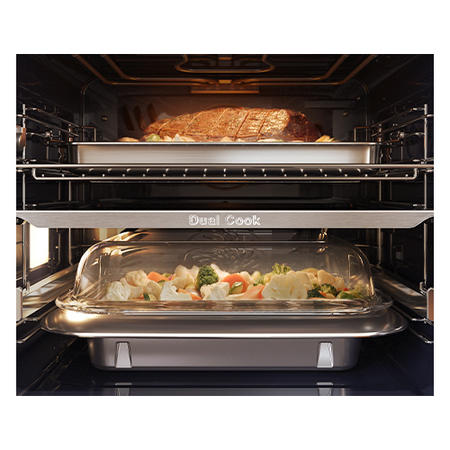 Samsung Dual Cook Flex Electric Oven with Added Steam - Stainless Steel