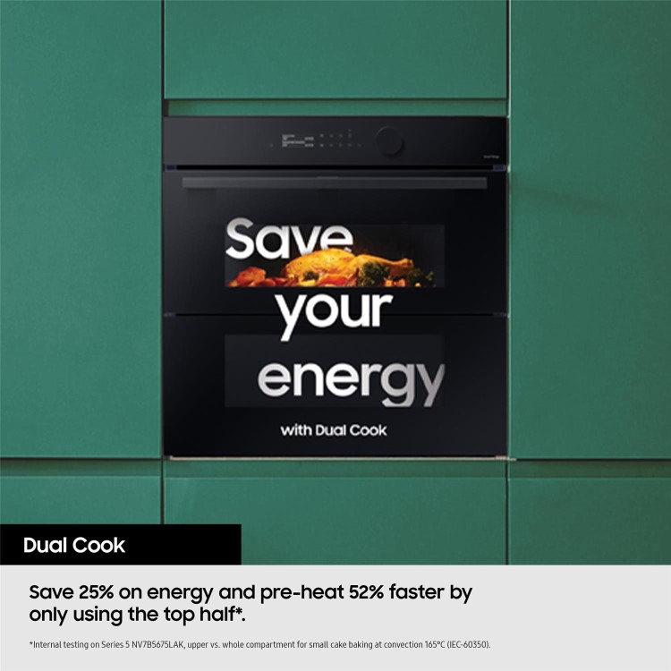 Samsung Series 6 Dual Cook Flex Oven - Black