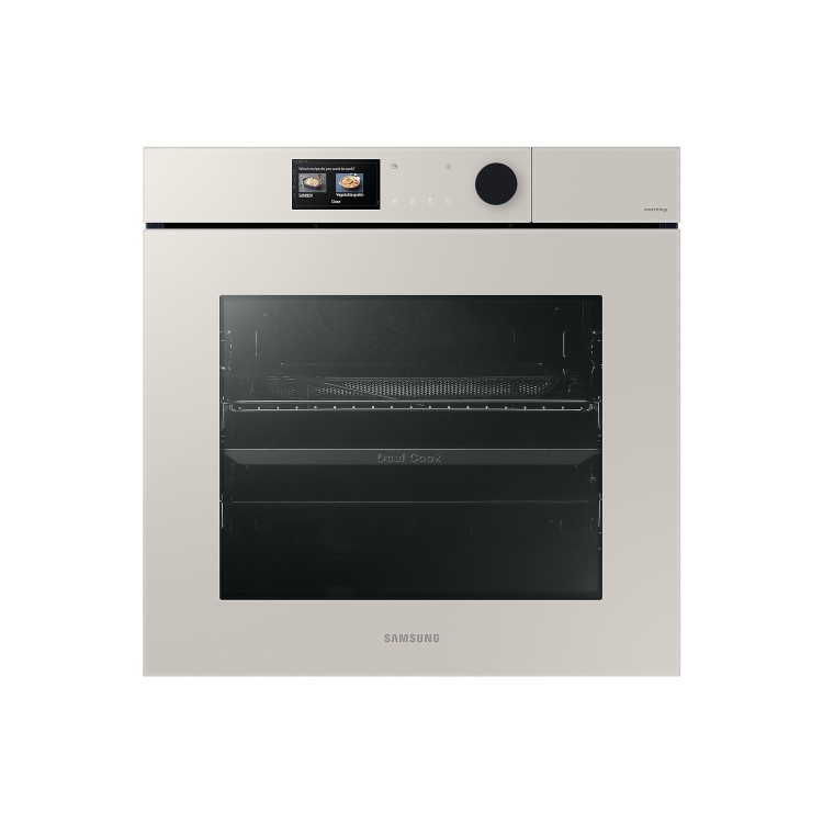 Samsung Series 7 Dual Cook Multifunction Oven with AI - Satin Beige