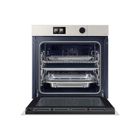 Samsung Series 7 Dual Cook Multifunction Oven with AI - Satin Beige