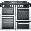 Refurbished New World 100cm Dual Fuel Range Cooker - Stainless Steel
