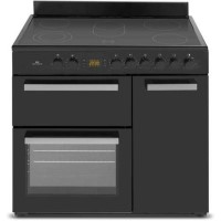 New World 90cm Electric Range Cooker - Black