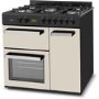 GRADE A2 - New World NW90DF3CR 90cm Triple Cavity Dual Fuel Range Cooker - Cream