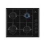 GRADE A2 - New World 60cm Black 4 Burner Gas Hob