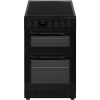 New World NWMID52CB 50cm Black Electric Twin Cavity Ceramic Cooker
