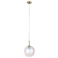 Iridescent Dimpled Glass Pendant Light - Avellino 