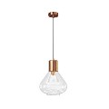 Clear Glass Teardrop Pendant Light-Sorrento 