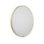 Round Brass Heated Bathroom Mirror with Lights 600mm - Nyx