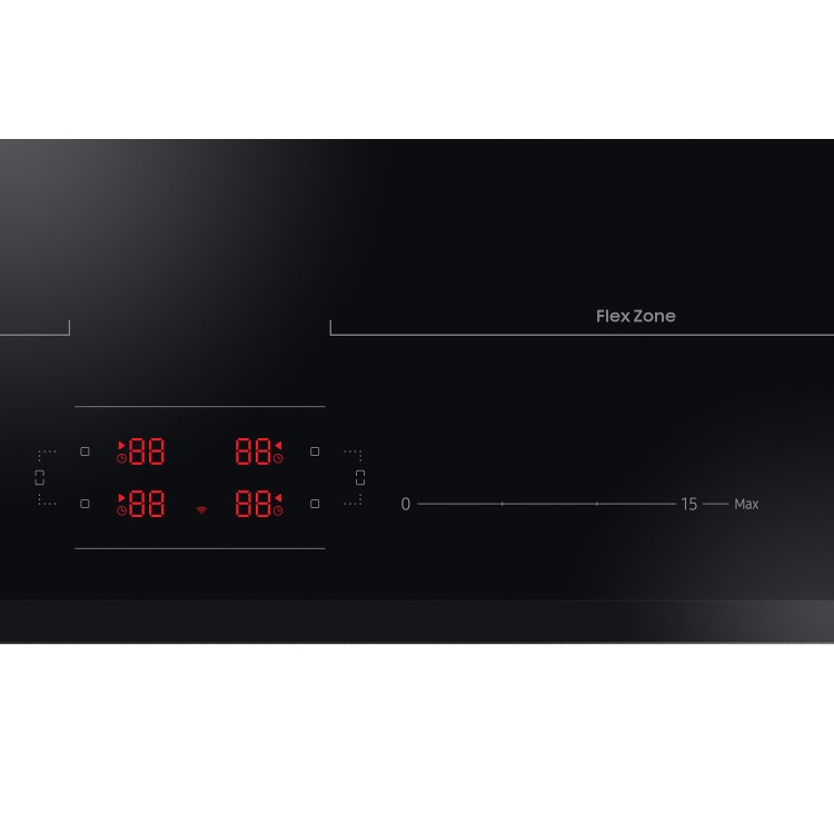 Refurbished Samsung NZ64B5066KK 59cm 4 Zone Induction Hob with Dual Flex Zone