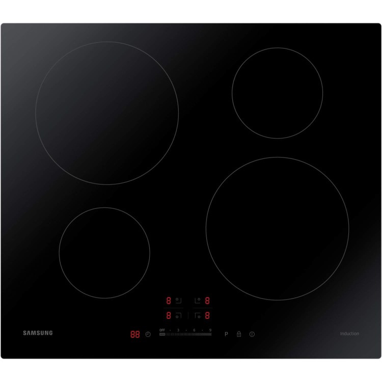 GRADE A2 - Samsung NZ64H37070K 60cm Touch Control Induction Hob Black