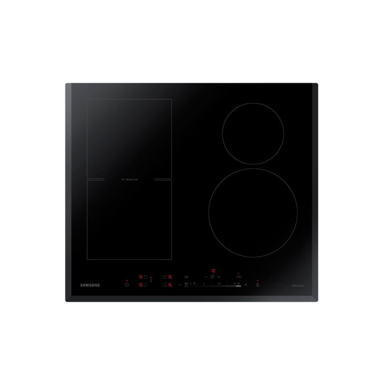 Samsung NZ64H57479K 60cm 3/4 Zone Induction Hob Black