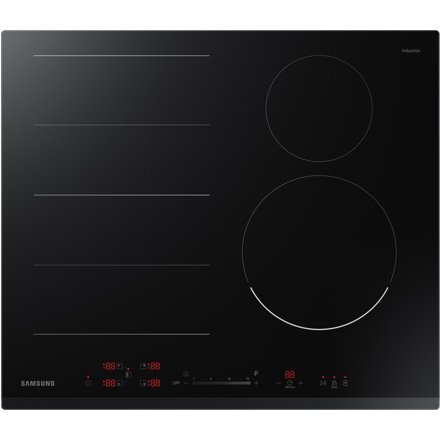 Samsung 60cm 4 ZoneInduction Hob with Flex Zone Plus