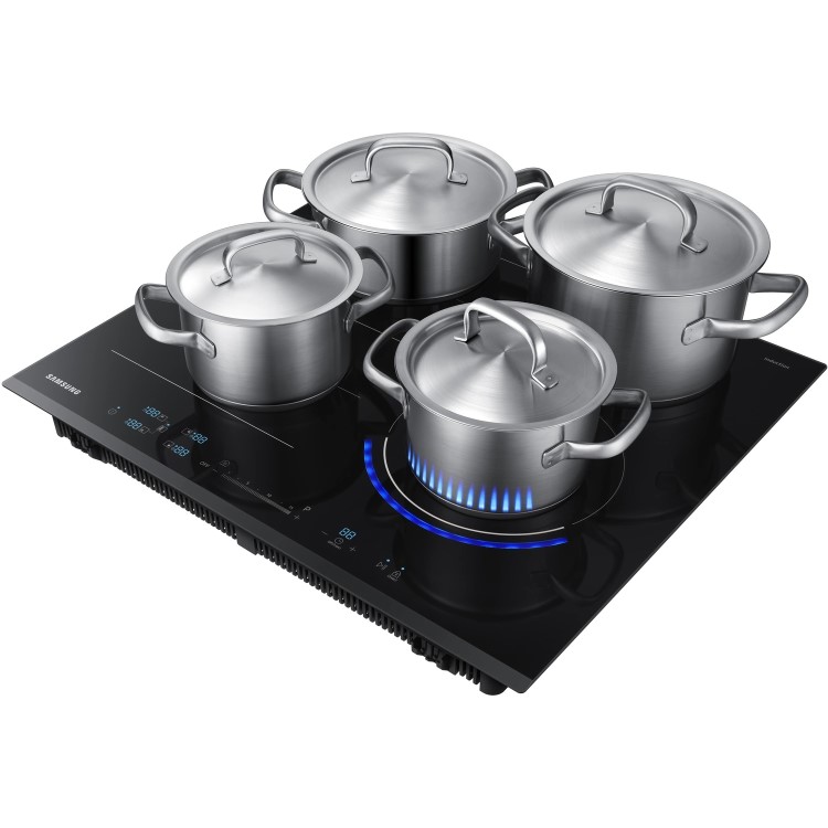 Samsung 60cm 4 Zone Induction Hob with Flex Zone Plus and Virtual Flame