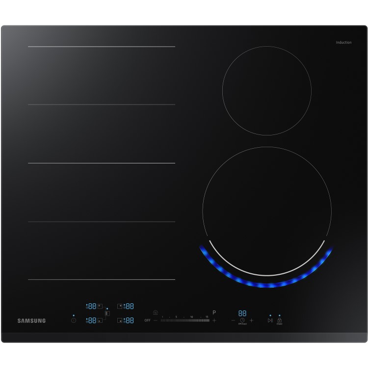Samsung 60cm 4 Zone Induction Hob with Flex Zone Plus and Virtual Flame