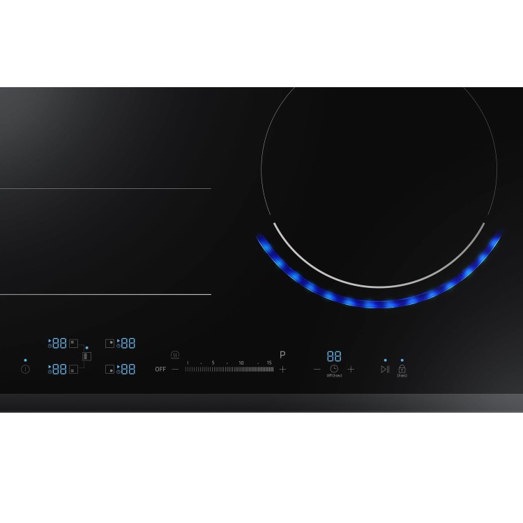 Samsung 60cm 4 Zone Induction Hob with Flex Zone Plus and Virtual Flame
