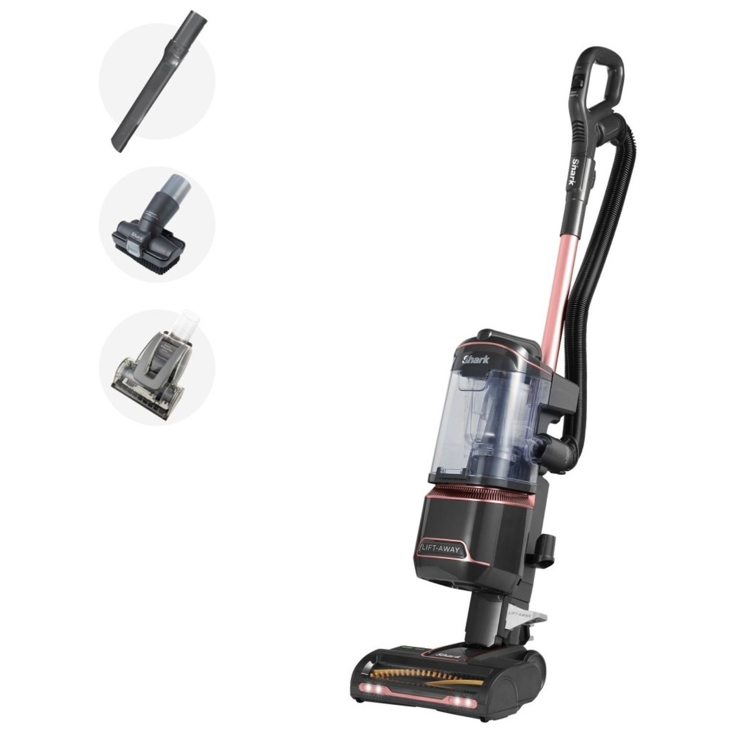 Shark NZ690UKT Anti Hair Wrap TruePet LiftAway Upright Vacuum Cleaner Rose Gold Appliances