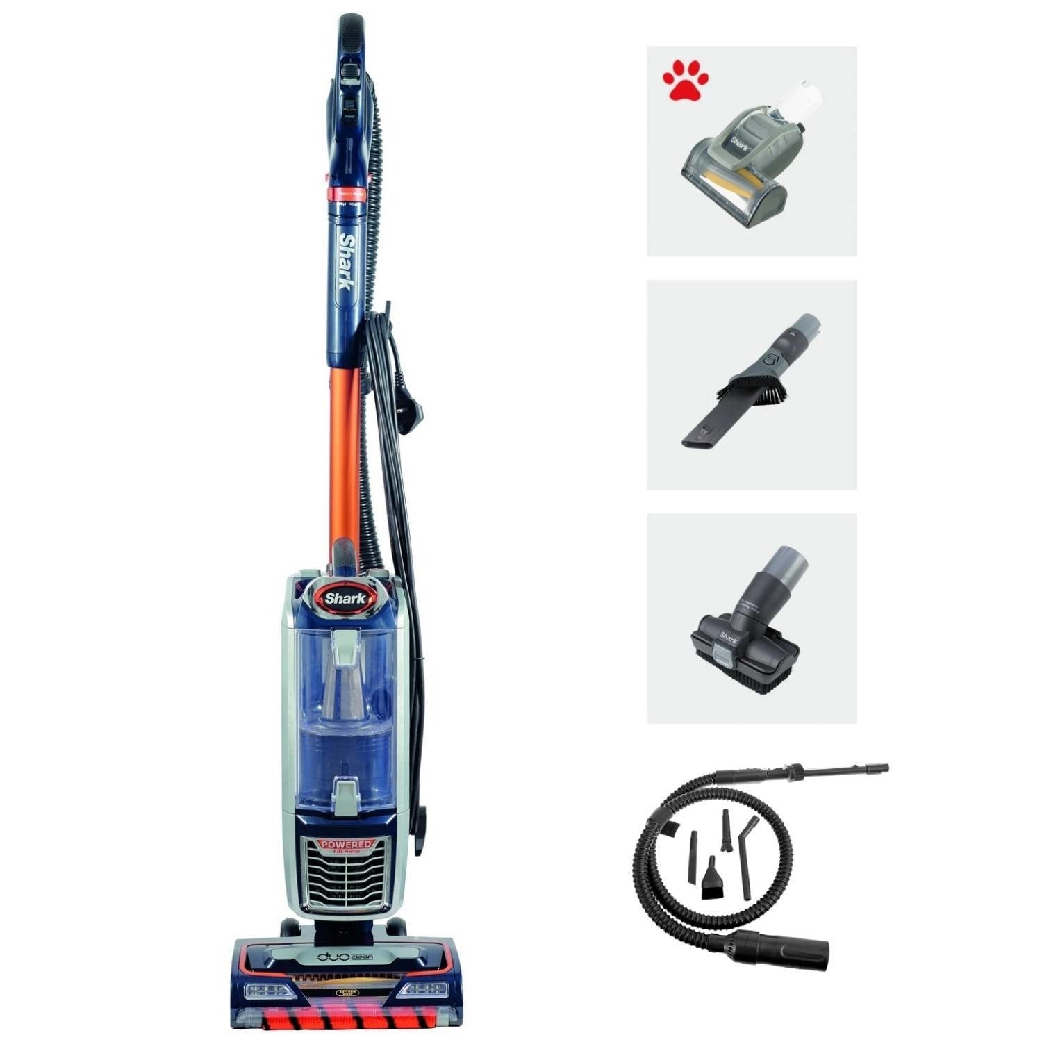 NZ801UKT Anti Hair Wrap Allergy Duoclean Pet Upright Vacuum Cleaner Orange