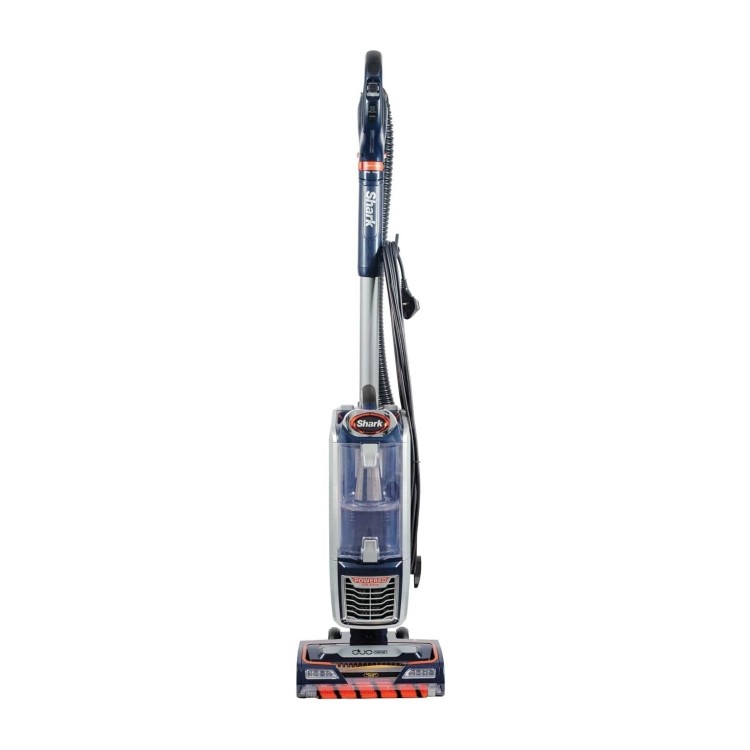 Shark Anti Hair Wrap DuoClean Pet Upright Vacuum Cleaner - Navy & Orange